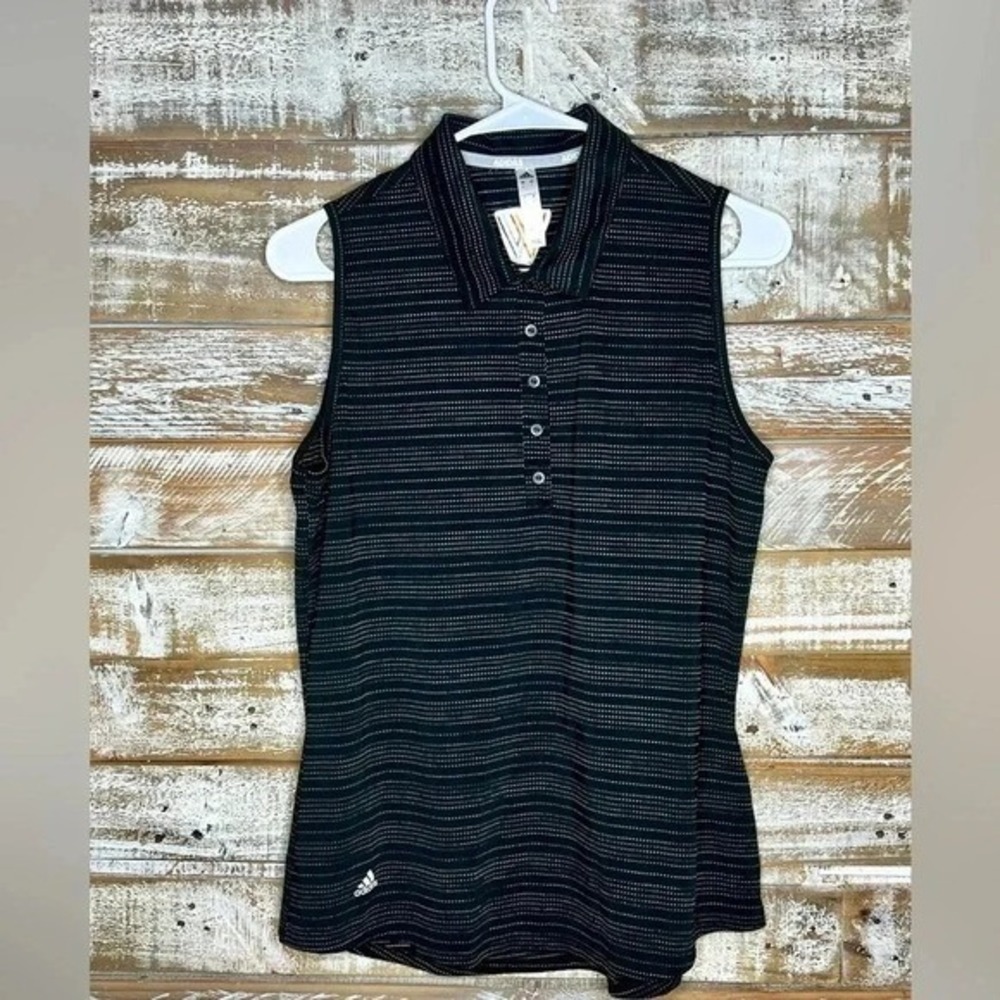 Women's‎ Adidas sleeveless black tank top L